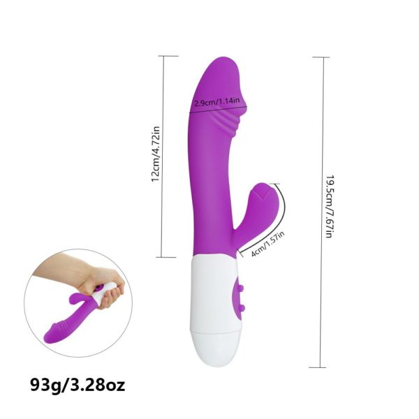 Vibrador con conejito rampante punto G 10 velocidades - Imagen 3